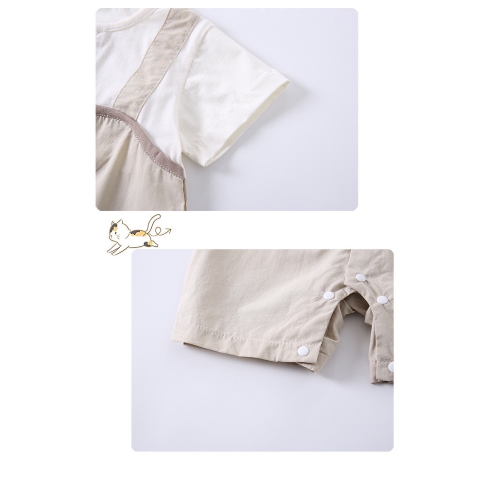 滑板狗狗假吊帶開襟爬服-細節圖7