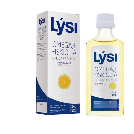 Lysi萊喜 憂脂清魚油 (檸檬風味) 冰島原裝 240ml-細節圖3
