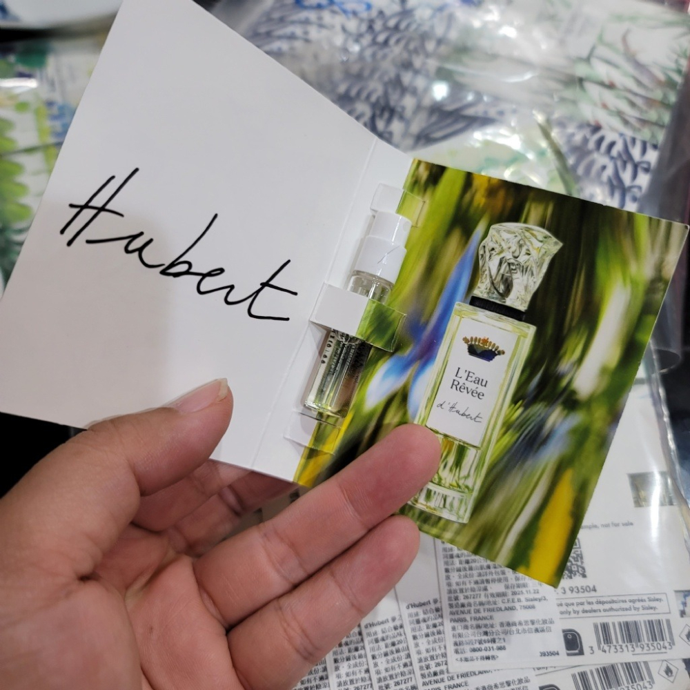 沁肌小舖~在台現貨~SISLEY 希思黎L＇EAU RÊVÉE D＇HUBERT夢之境 修伯特香水1.8ml~開立發票-細節圖2