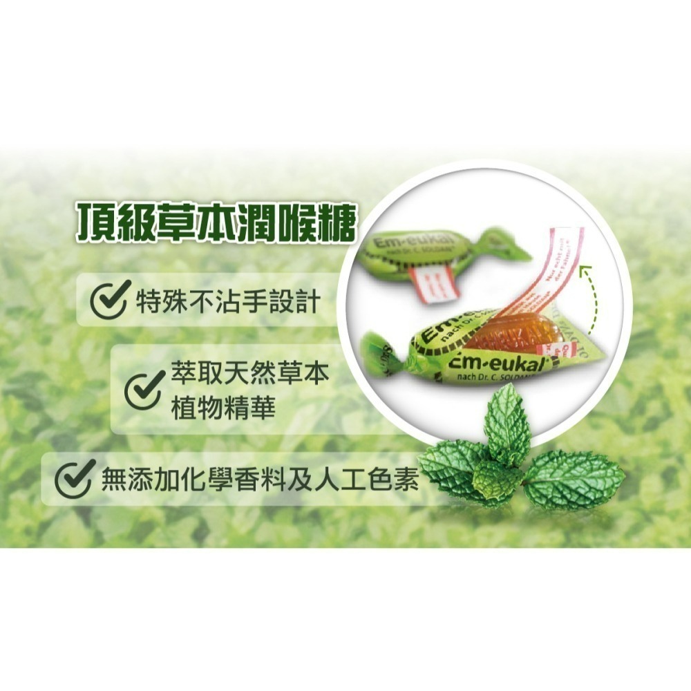 【德風】德國索丹潤喉糖75g(提神/潤喉糖果/口氣芬芳)-細節圖2
