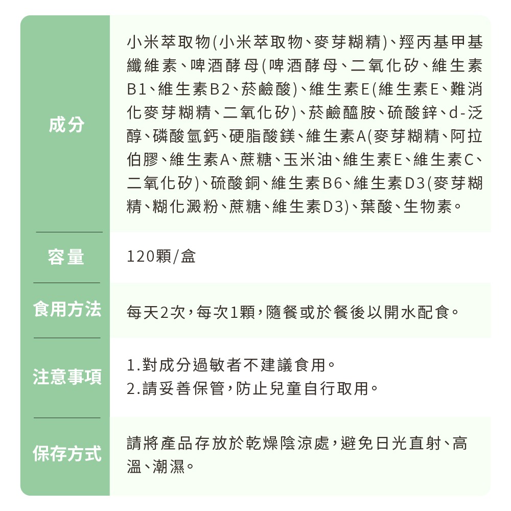 【德風】 安維優法絲密膠囊(120顆/盒) (生物素+鋅+銅)-細節圖8