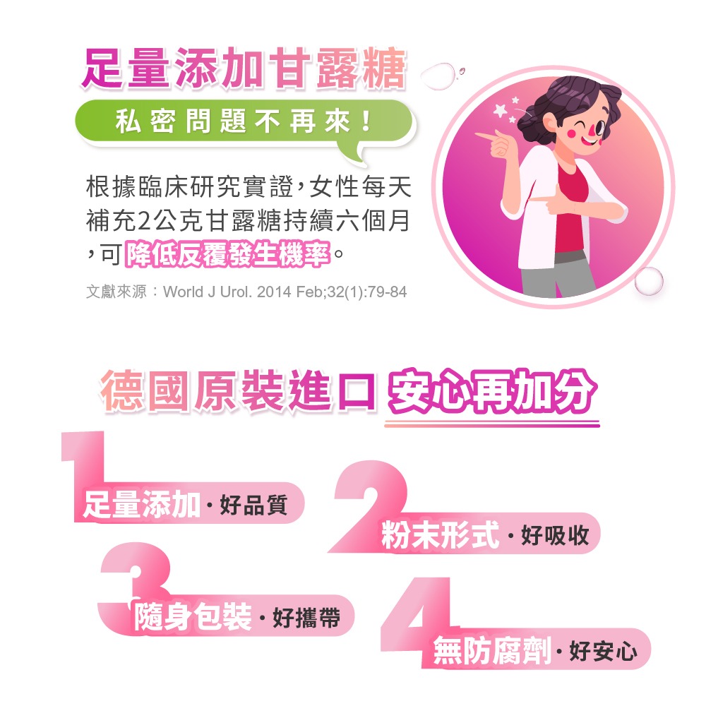 【德風】安維優甘露優暢(30包/盒) (德國甘露糖/私密保養)-細節圖4