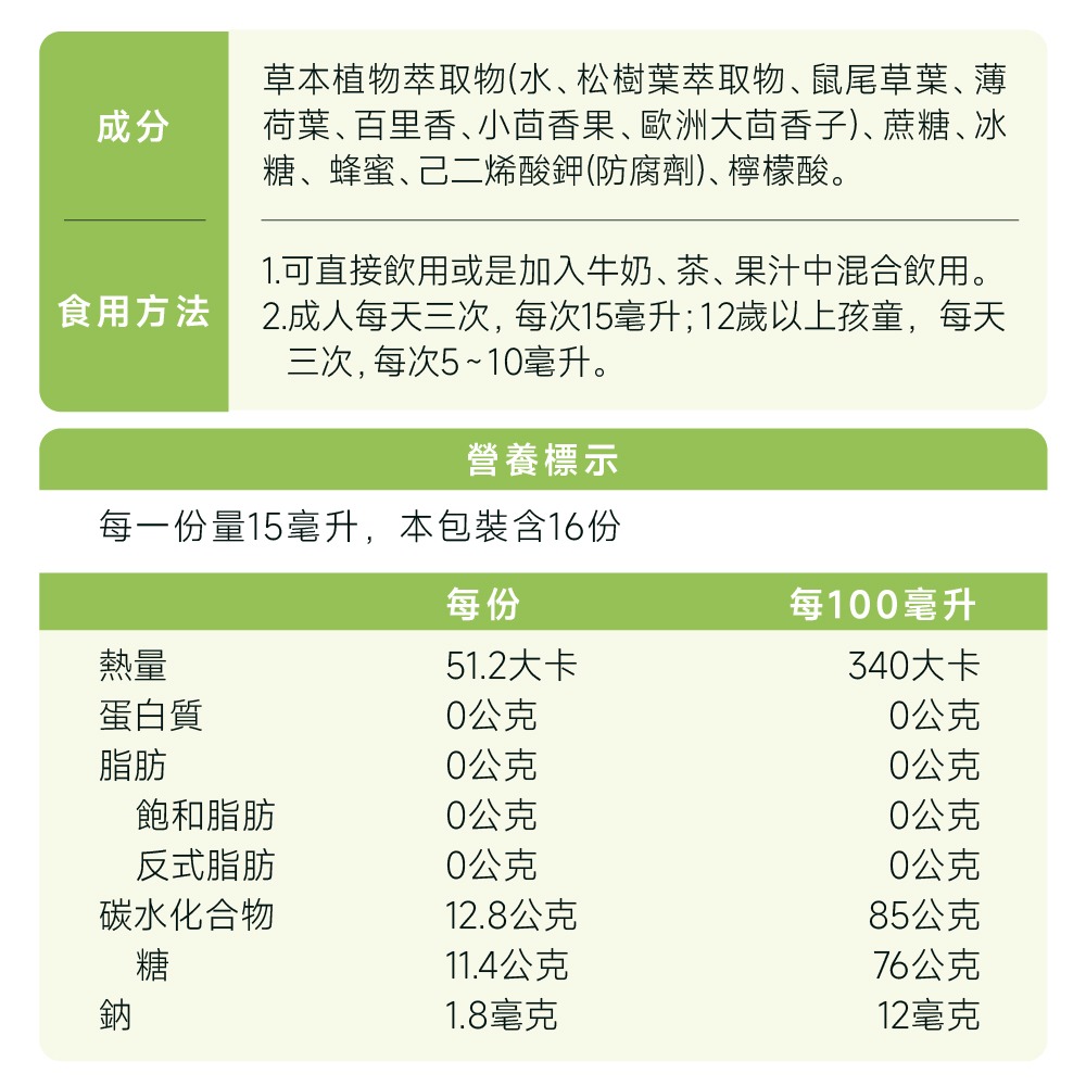 【德風】冷杉玉露250ml  (促進唾液分泌、潤喉、降火氣)-細節圖7