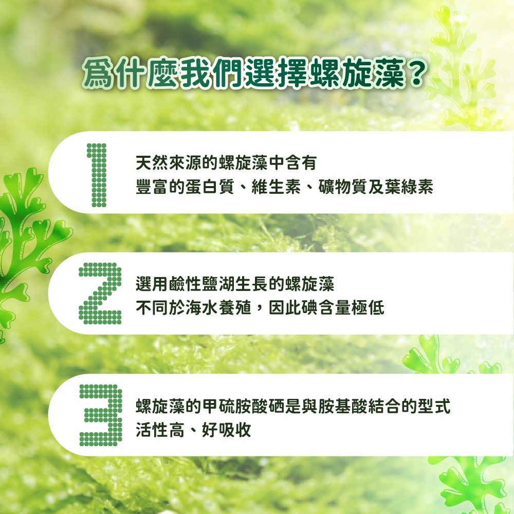 【德風】恩世蔓螺旋藻硒錠 (120錠/瓶)-細節圖4