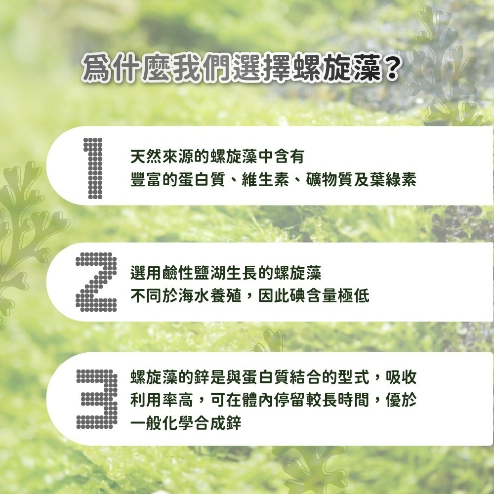 【德風】恩世蔓螺旋藻鋅錠(120錠/瓶)-細節圖4