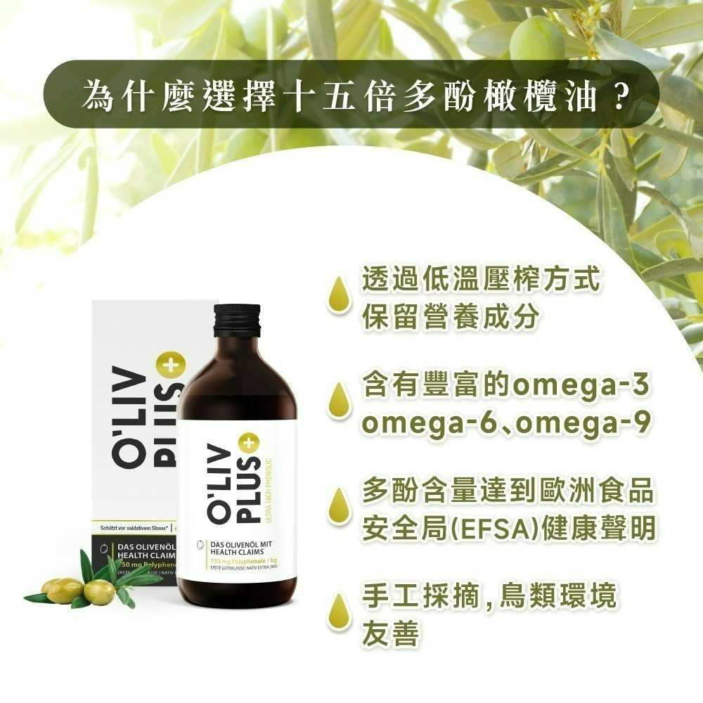 【德風】舒蘭特十五倍多酚橄欖油500ml /瓶-細節圖3