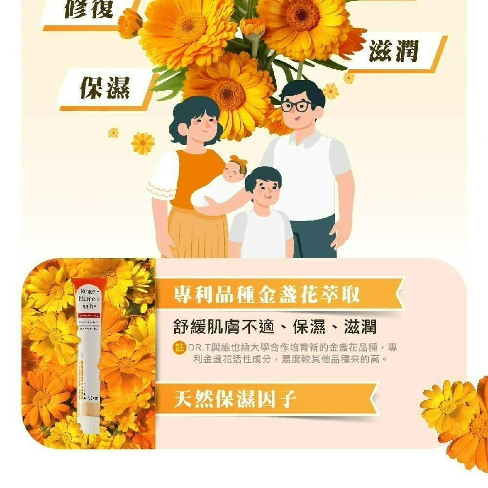 【7-ELEVEN 門市團購】Dr. Theiss金盞花軟膏 50ML*2+20ML(德國萬用膏)-細節圖4