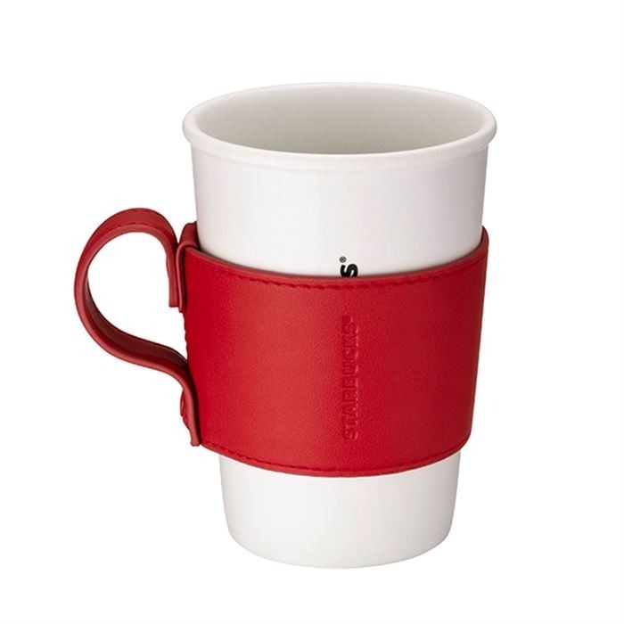 星巴克女神馬克杯附紅隔熱套-細節圖2