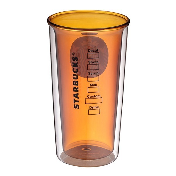 星巴克琥珀女神TOGO雙層玻璃杯-細節圖2