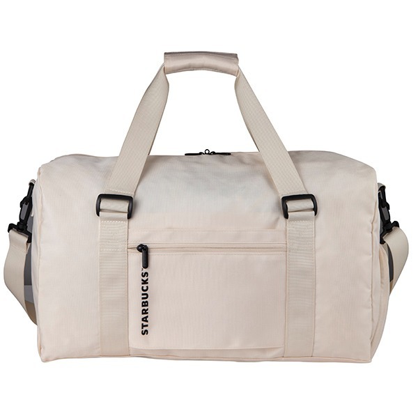 星巴克休閒背提兩用袋-杏仁白色-細節圖2