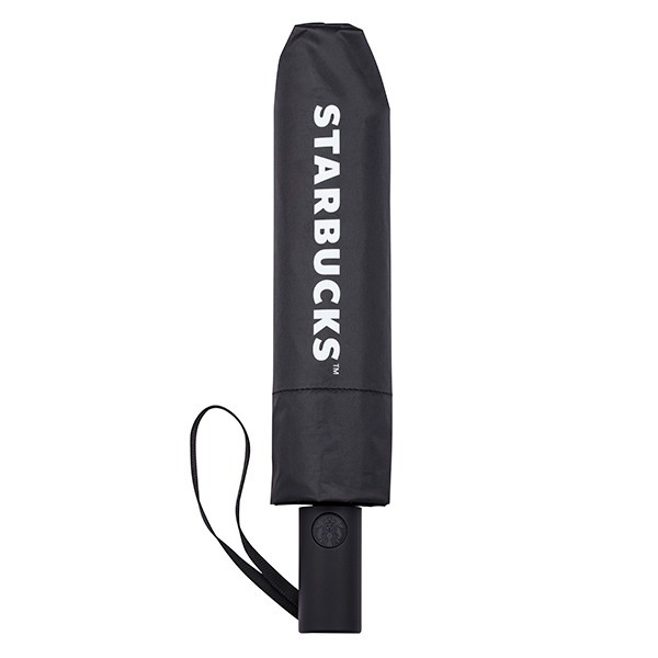 星巴克黑品牌自動折疊傘-細節圖4