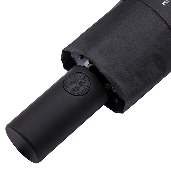 星巴克黑品牌自動折疊傘-細節圖5
