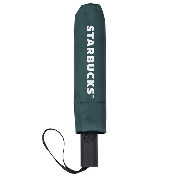 星巴克綠品牌自動折疊傘-細節圖4