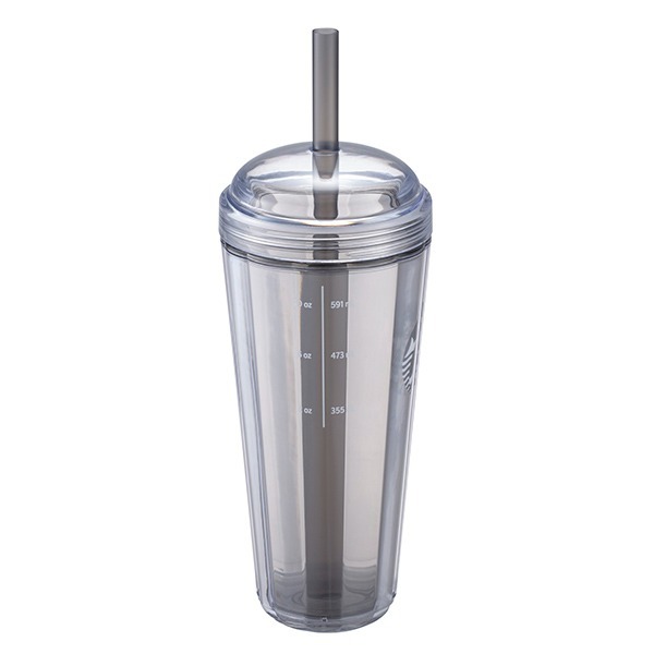 星巴克24OZ黑女神圓蓋TOGO冷水杯-細節圖3