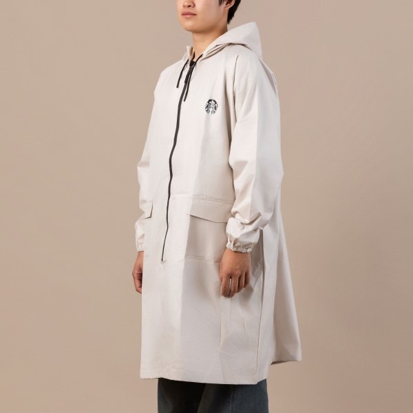 星巴克拉鍊雨衣-細節圖4