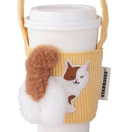 星巴克 貓尾巴便利單杯提袋 貓咪提袋 飲料提袋 貓咪造型袋-細節圖4