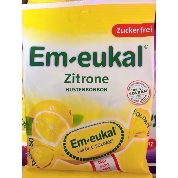 🔥現貨效期新🔥德國🇩🇪索丹（無糖）潤喉糖  尤加利薄荷糖、鼠尾草糖、沙棘果糖、檸檬糖🍋、黑醋栗夾心、薑橙糖-細節圖5