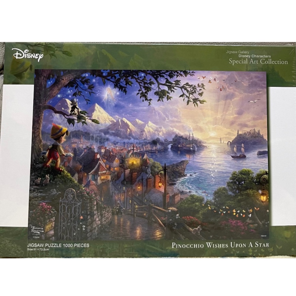 現貨 日本 Tenyo 拼圖 1000片 正版 木偶奇遇記 皮諾丘 向星星許願-細節圖3