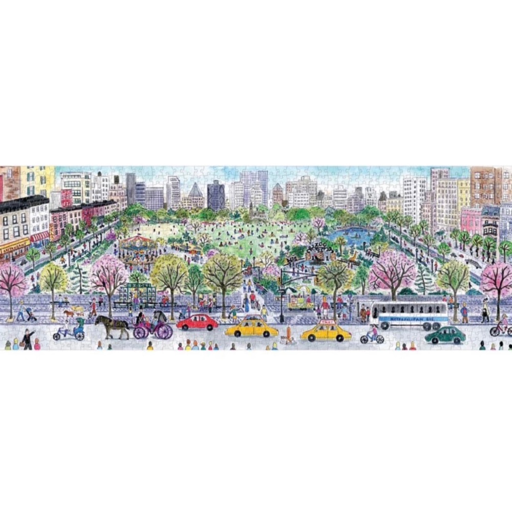 現貨 美國拼圖 Galison 1000片 公園景觀 Michael Storrings Cityscape 全景 正版-細節圖2