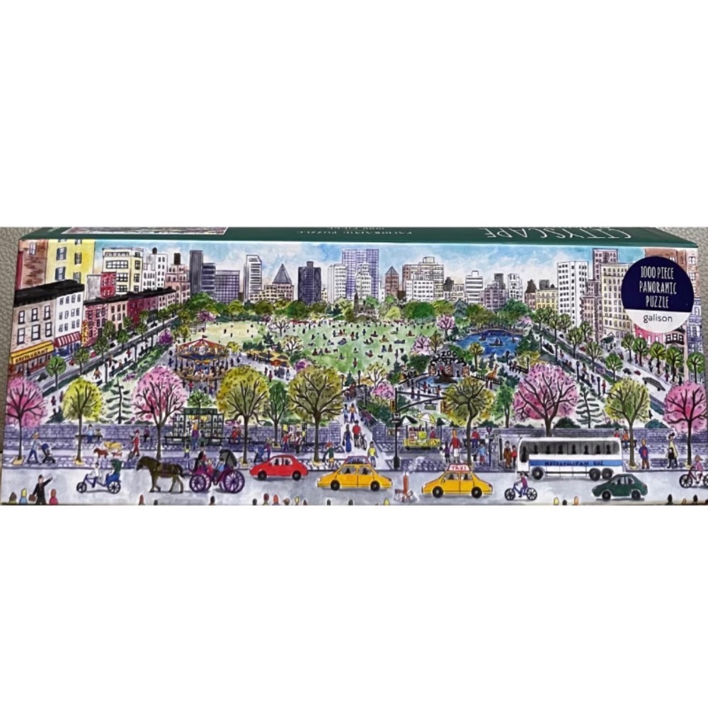 現貨 美國拼圖 Galison 1000片 公園景觀 Michael Storrings Cityscape 全景 正版-細節圖4