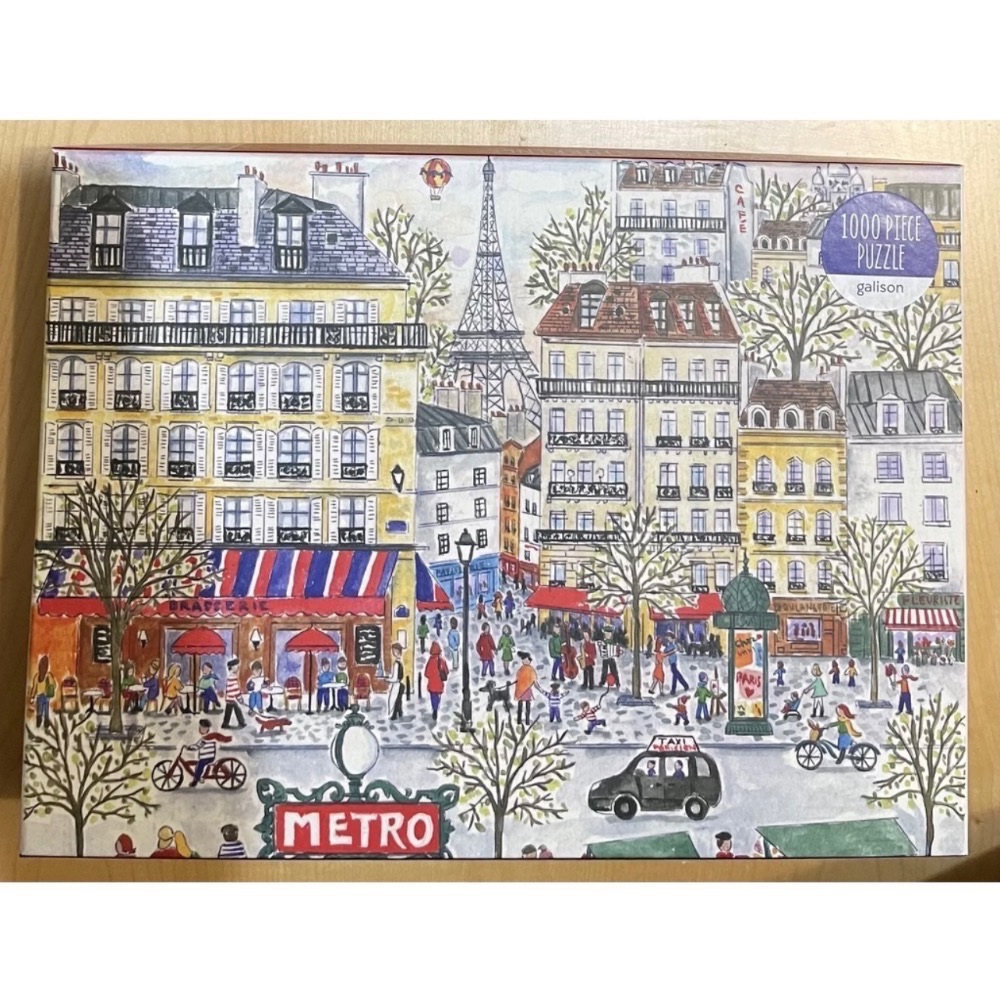 現貨 美國拼圖 Galison 1000片  巴黎 Michael Storrings Paris正版-細節圖4