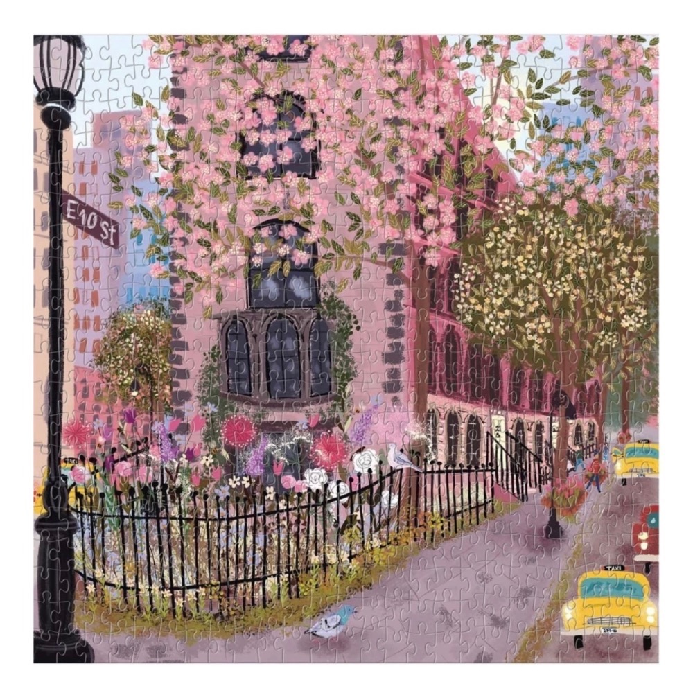 現貨 美國拼圖 Galison  500片 Blooming Streets 盛開的街道 正版-細節圖2
