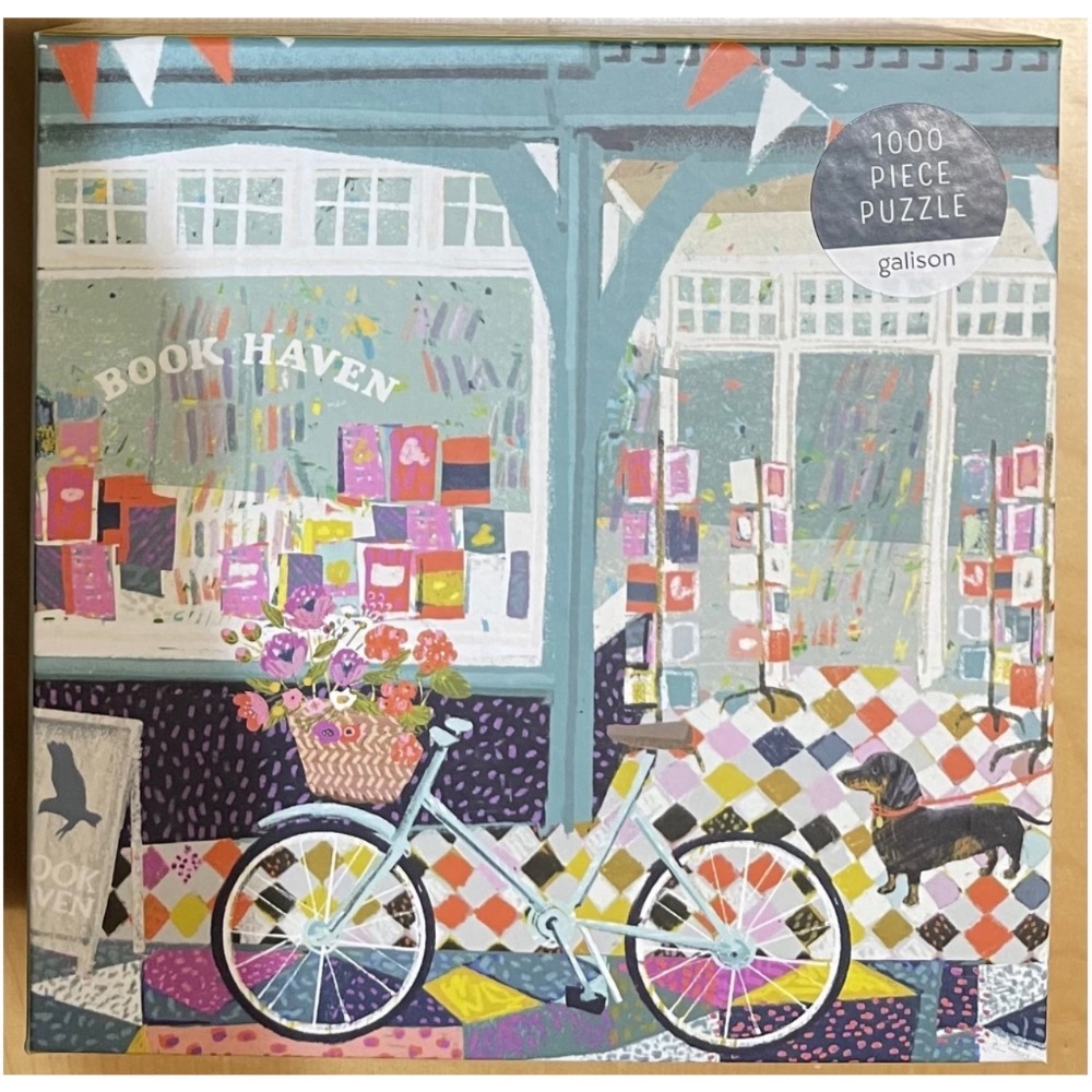 現貨 美國拼圖 Galison 1000片  Book Haven 書店 正版-細節圖4