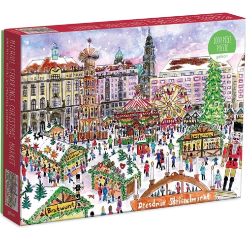 現貨 美國拼圖 Galison 1000片 聖誕市集 Christmas Market in Dresden 正版