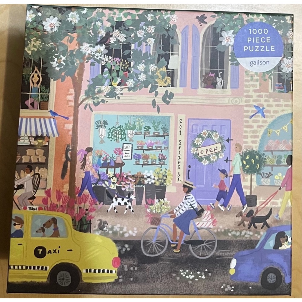 現貨 美國拼圖 Galison 1000片 春天街道  Spring Street  現貨-細節圖5