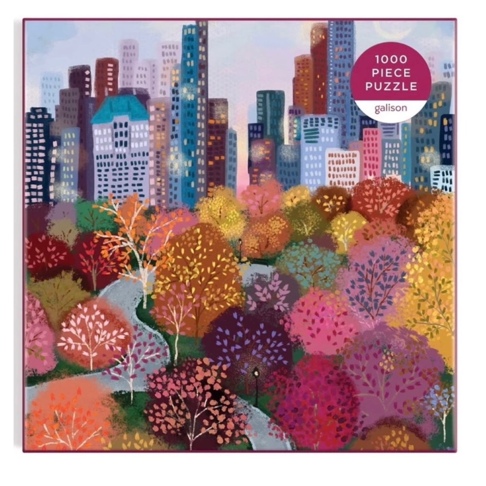 現貨 美國拼圖 Galison 1000片 公園美景 Parkside View正版-細節圖3