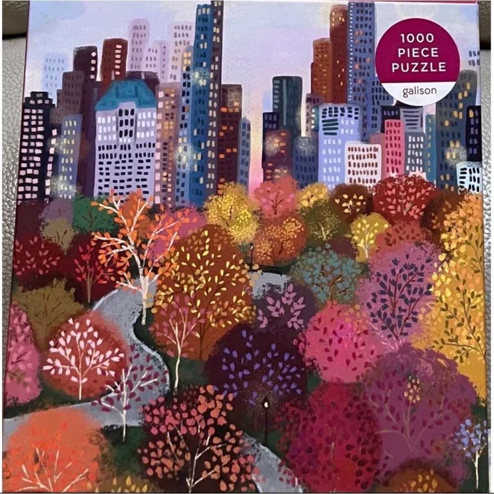 現貨 美國拼圖 Galison 1000片 公園美景 Parkside View正版-細節圖5