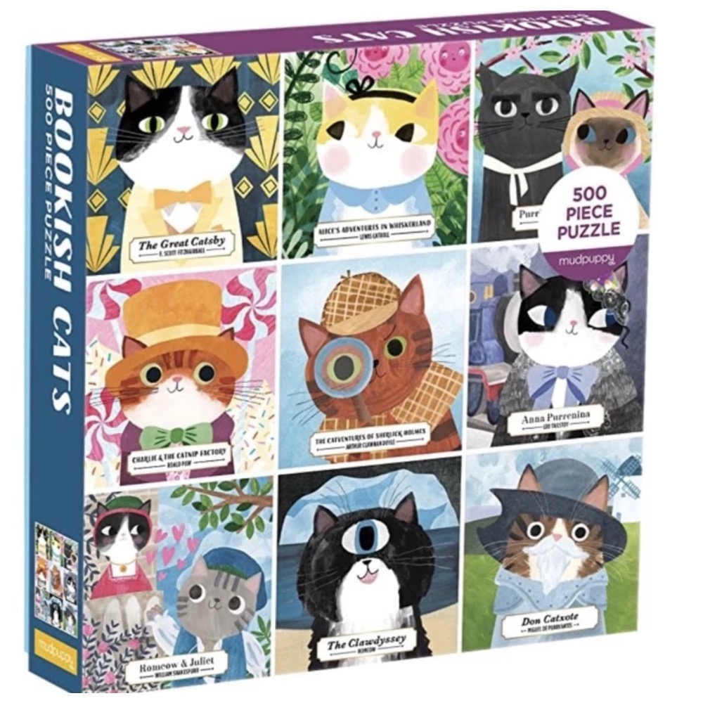 現貨 美國拼圖Galison  Mudpuppy 貓 500片 現貨 正版-細節圖2