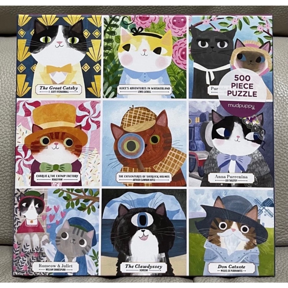 現貨 美國拼圖Galison  Mudpuppy 貓 500片 現貨 正版-細節圖4