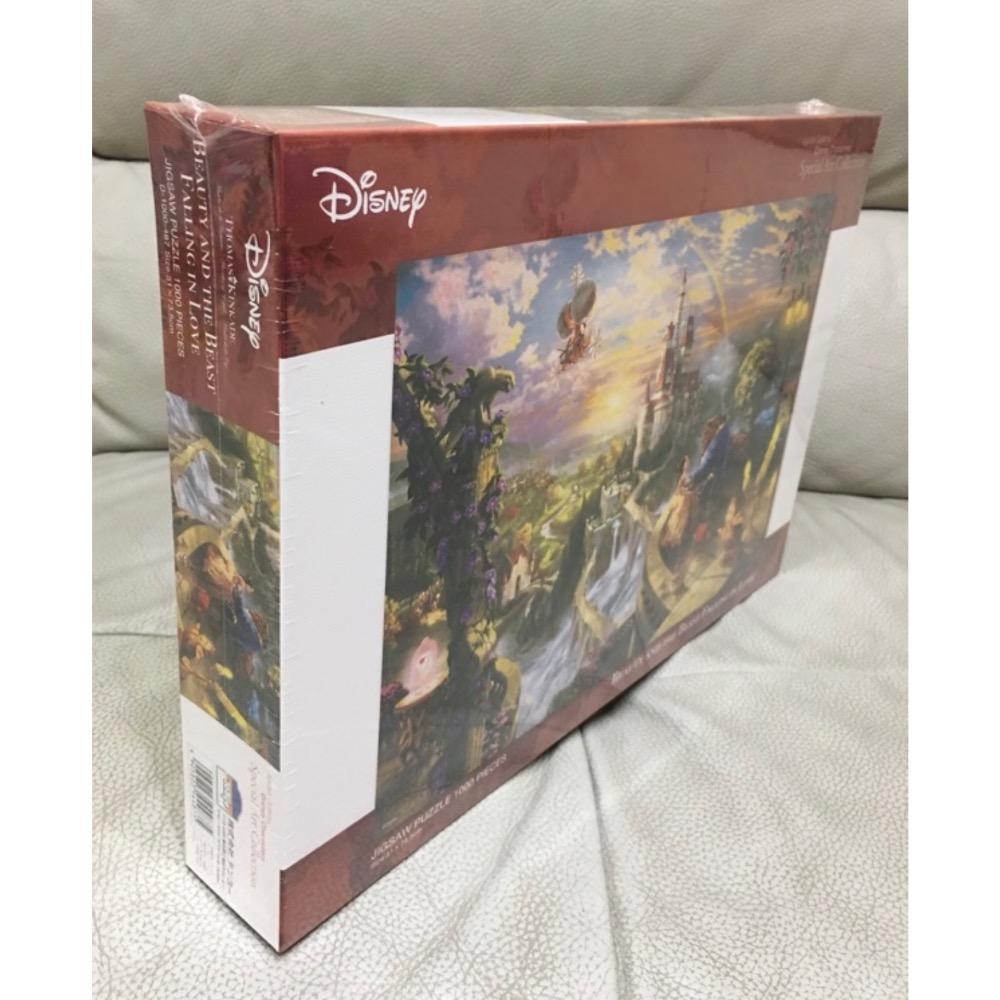 現貨 日本拼圖 Tenyo 迪士尼 美女與野獸 貝兒 1000片  現貨 正版-細節圖4