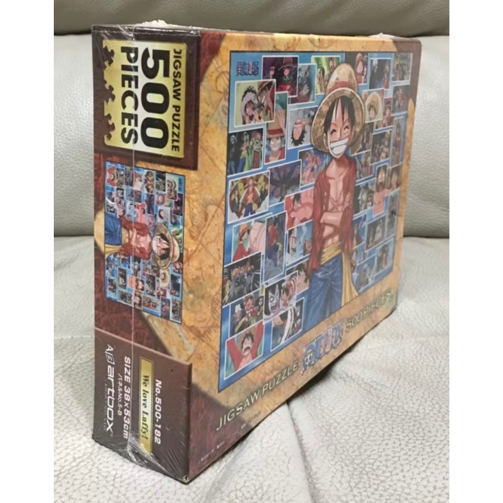 正版 絕版 日本拼圖 Ensky 海賊王 航海王 one piece 我們愛魯夫 絕版 500片-細節圖3