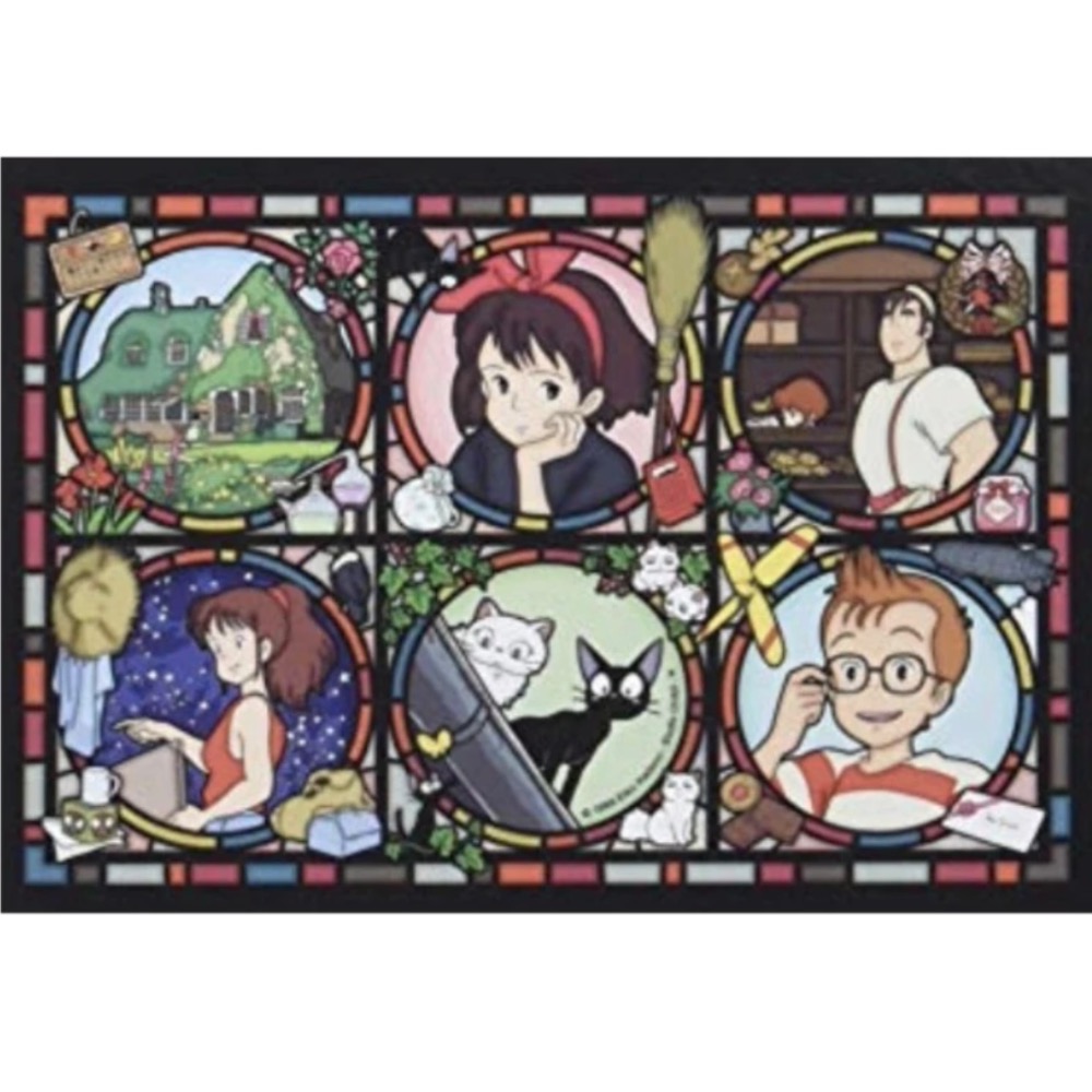 日本透明拼圖Ensky宮崎駿龍貓 魔女宅急便 神隱少女 油屋 天空之城 208片-細節圖4