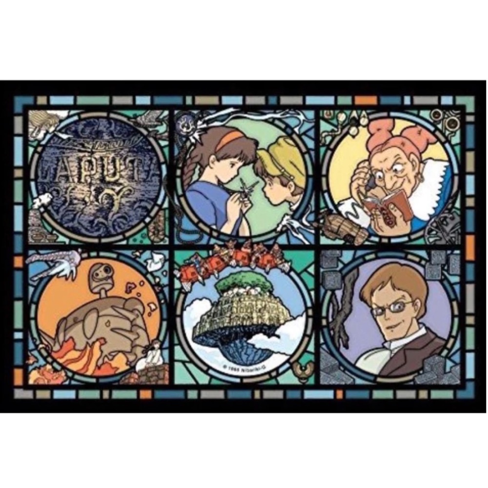 日本透明拼圖Ensky宮崎駿龍貓 魔女宅急便 神隱少女 油屋 天空之城 208片-細節圖5