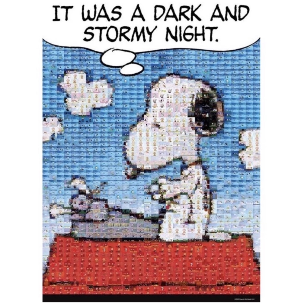 現貨 日本拼圖 Beverly  史努比與查理布朗 打字機 馬賽克   600片 現貨 正版-細節圖8