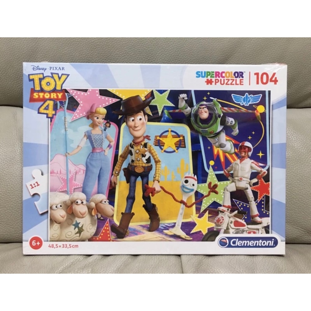 義大利拼圖 Clementoni 兒童幼兒拼圖 迪士尼 Toy Story 4 玩具總動員 104片 大拼片 現貨 正版-細節圖3