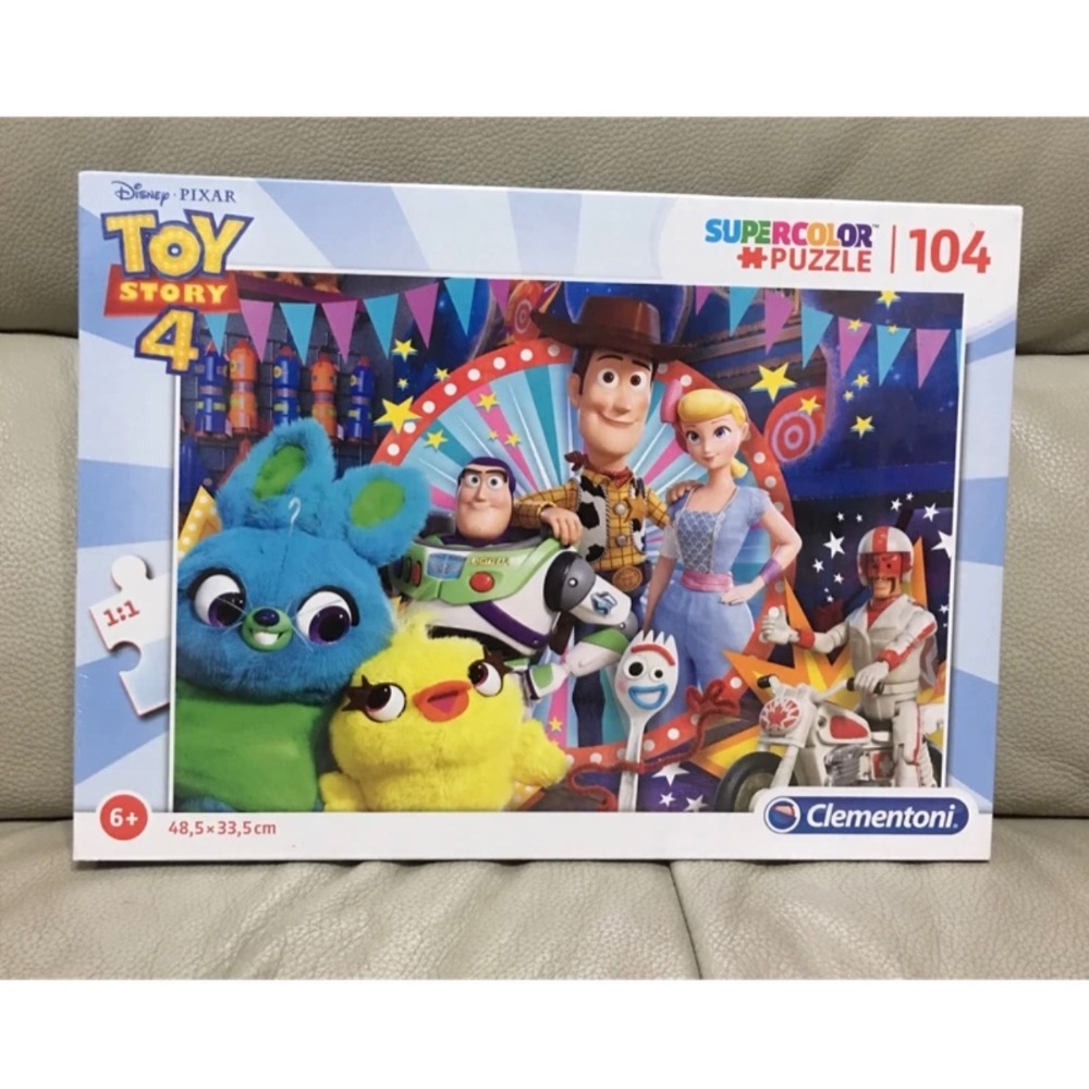 義大利拼圖 Clementoni 兒童幼兒拼圖 迪士尼 Toy Story 4 玩具總動員 104片 大拼片 現貨 正版-細節圖3