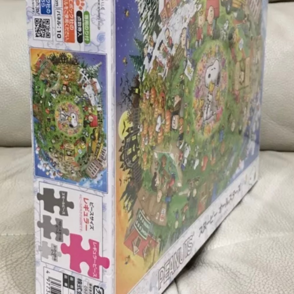 現貨 日本拼圖 Epoch 史努比 Snoopy 四季  1000片 現貨 正版-細節圖5
