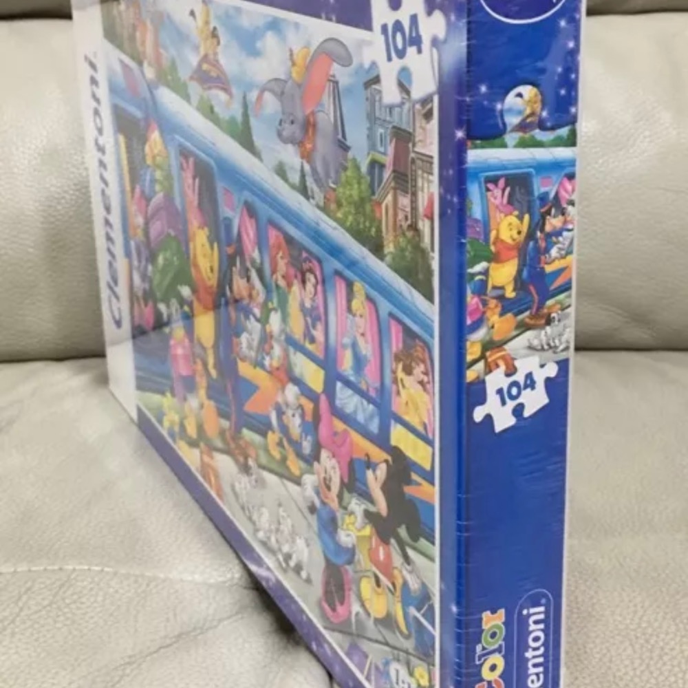 義大利拼圖 Clementoni 兒童幼兒拼圖 迪士尼家族 104片 大拼片 現貨 正版-細節圖5