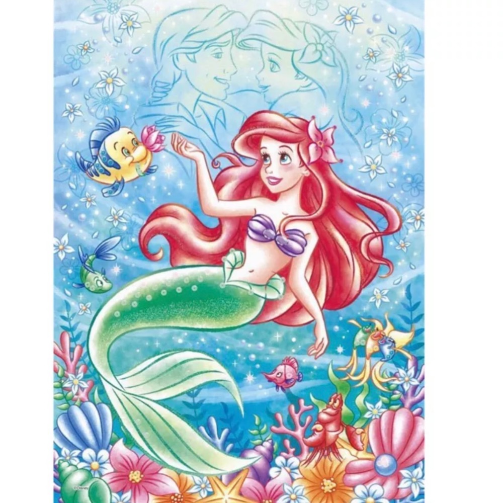 現貨 日本拼圖 Epoch 迪士尼 小美人魚 愛麗兒 布面拼圖 500片 現貨 正版