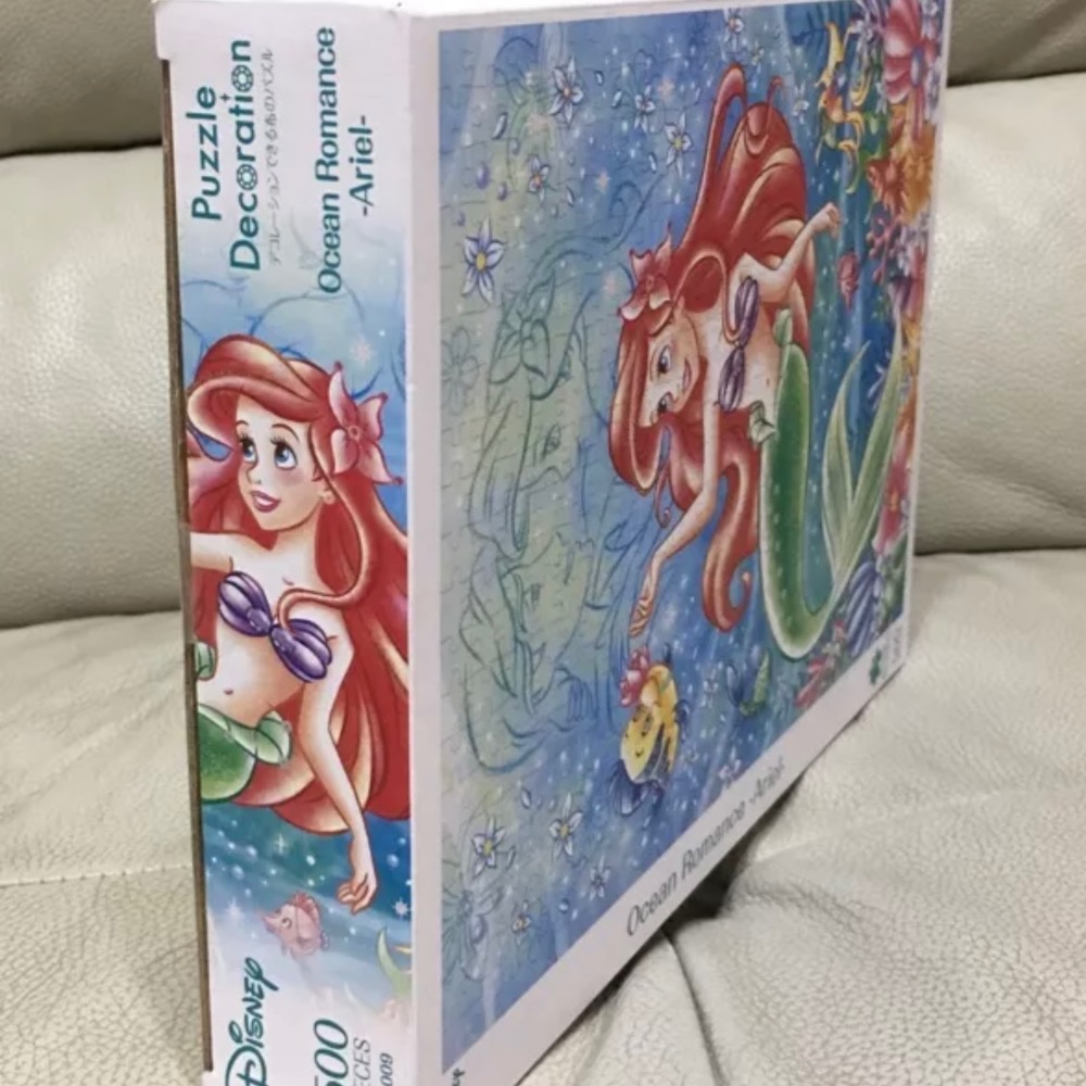 現貨 日本拼圖 Epoch 迪士尼 小美人魚 愛麗兒 布面拼圖 500片 現貨 正版-細節圖5
