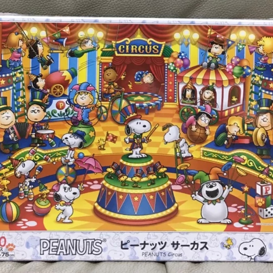 現貨 日本拼圖 Epoch 史努比 Snoopy 馬戲團 1000片 現貨 正版-細節圖2