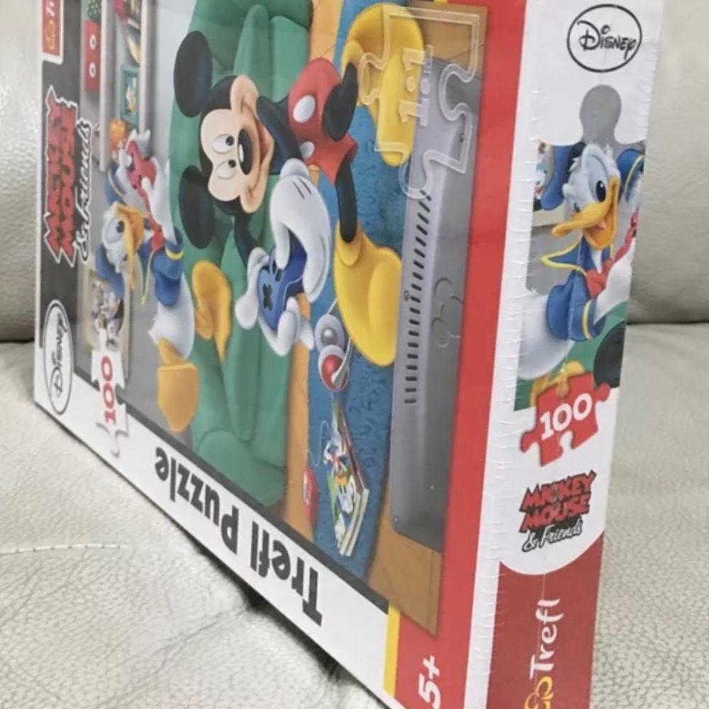 波蘭拼圖 Trefl 兒童幼兒拼圖 迪士尼 米奇 唐老鴨 100片 現貨 大拼片 正版-細節圖3
