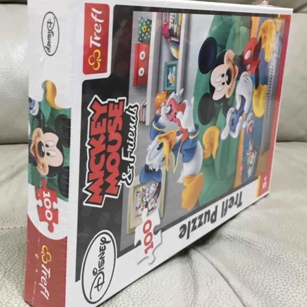 波蘭拼圖 Trefl 兒童幼兒拼圖 迪士尼 米奇 唐老鴨 100片 現貨 大拼片 正版-細節圖4