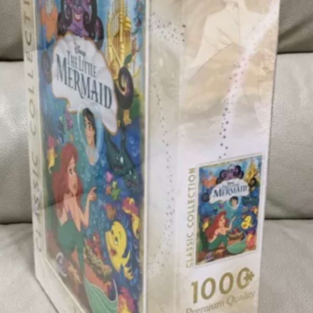 現貨 荷蘭拼圖 Jumbo 迪士尼 Disney 30週年限定 小美人魚 愛麗兒 1000片 現貨  正版-細節圖5