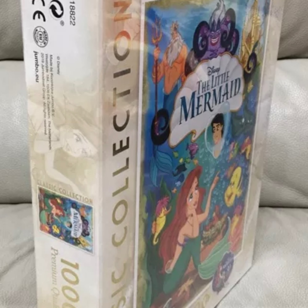 現貨 荷蘭拼圖 Jumbo 迪士尼 Disney 30週年限定 小美人魚 愛麗兒 1000片 現貨  正版-細節圖6