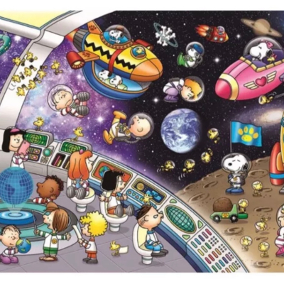 現貨 絕版 日本拼圖 Epoch 史努比 Snoopy 太空旅遊 1000片 現貨 正版